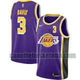 Maglia Uomo basket Los Angeles Lakers Porpora Anthony Davis 3 2021 City Edition