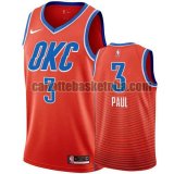 Maglia Uomo basket Oklahoma City Thunder Arancione Chris Paul 3 Dichiarazione stagione 2020-21
