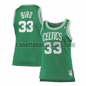 canotta Donna basket Boston Celtics Verde Larry Bird 33 swingman