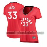 canotta Donna basket Toronto Raptors Rosso Marc Gasol 33 icon edition