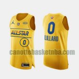 canotta Uomo basket All Star gold Damian Lillard 0 2021