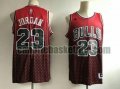 canotta Uomo basket Chicago Bulls Rosso Michael Jordan 23 Pallacanestro a buon mercato