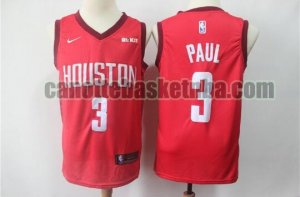 canotta Uomo basket Houston Rockets Rosso Chris Paul 3 Edizione guadagnata