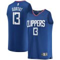 canotta Uomo basket Los Angeles Clippers Blu Marcin Gortat 13 Icon Edition