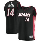 canotta Uomo basket Miami Heat Nero Tyler Herro 14 Icon Edition