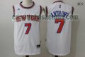 canotta Uomo basket New York Knicks Bianco Carmelo Anthony 7 Pallacanestro