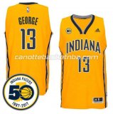 canotta paul george 13 indiana pacers 2016-2017 50th giallo
