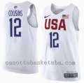 maglia DeMarcus Cousins 12 nba usa Olimpiadi 2016 bianco