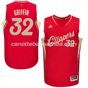 maglia blake griffin #32 los angeles clippers natale 2015 rosso