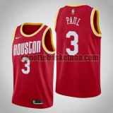 Maglia Uomo basket Houston Rockets Rosso Chris Paul 3 Dichiarazione stagione 2020-21