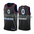 Maglia Uomo basket Philadelphia 76ers Nero Philadelphia 0 2020-21 City Edition
