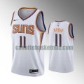 Maglia Uomo basket Phoenix Suns bianca Ricky Rubio 11 Dichiarazione stagione 2020-21
