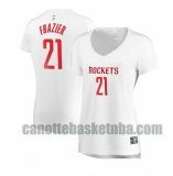 canotta Donna basket Houston Rockets Bianco Michael Frazier 21 association edition