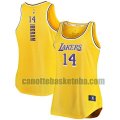 canotta Donna basket Los Angeles Lakers Giallo Brandon Ingram 14 clasico