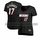 canotta Donna basket Miami Heat Nero Kyle Alexander 17 icon edition