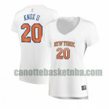 canotta Donna basket New York Knicks Bianco Kevin Knox II 20 association edition
