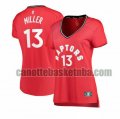 canotta Donna basket Toronto Raptors Rosso Malcolm Miller 13 icon edition
