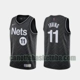 canotta Uomo basket Brooklyn Nets Nero Kyrie Irving 11 2020-21 Earned Edition