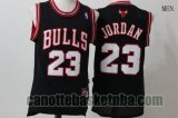 canotta Uomo basket Chicago Bulls Nero Michael Jordan 23 Pallacanestro
