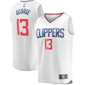 canotta Uomo basket Los Angeles Clippers Bianco Paul George 13 Association Edition