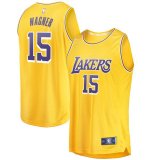 canotta Uomo basket Los Angeles Lakers Giallo Moritz Wagner 15 Icon Edition