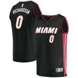 canotta Uomo basket Miami Heat Nero Josh Richardson 0 Icon Edition
