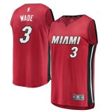canotta Uomo basket Miami Heat Rosso Dwyane Wade 3 Dichiarazione Edition