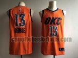 canotta Uomo basket Oklahoma City Thunder naranja Paul George 13 City Edition