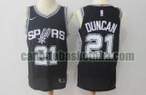 canotta Uomo basket San Antonio Spurs Nero Tim Duncan 21 Pallacanestro a buon mercato