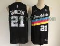 canotta Uomo basket San Antonio Spurs Nero Tim Duncan City 21