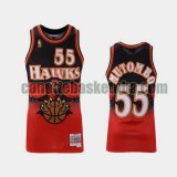 Maglia Uomo basket Atlanta Hawks Rosso Dikembe Mutombo 55 1996-97 Hardwood Classics
