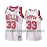 Maglia Uomo basket Chicago Bulls Bianco Scottie Pippen 33 2020-21 Edizione classica