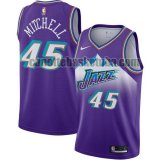 Maglia Uomo basket Utah Jazz Porpora Donovan Mitchell 45 Dichiarazione stagione 2020-21
