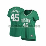 canotta Donna basket Boston Celtics Verde Romeo Langford 45 icon edition
