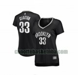 canotta Donna basket Brooklyn Nets Nero Nicolas Claxton 33 icon edition