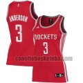 canotta Donna basket Houston Rockets Rosso Ryan Anderson 3 Réplica