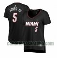 canotta Donna basket Miami Heat Nero Derrick Jones Jr. 5 icon edition