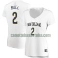 canotta Donna basket New Orleans Pelicans Bianco Lonzo Ball 2 association edition