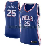 canotta Donna basket Philadelphia 76ers Blu Ben Simmons 25 Nike icon edition