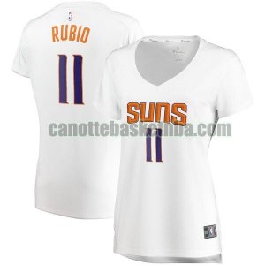 canotta Donna basket Phoenix Suns Bianco Ricky Rubio 11 association edition