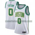 canotta Uomo basket Boston Celtics Bianco Jayson Tatum 0 City Edition