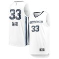 canotta Uomo basket Memphis Grizzlies Bianco Marc Gasol 33 Association Edition