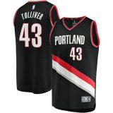 canotta Uomo basket Portland Trail Blazers Nero Anthony Tolliver 43 Icon Edition
