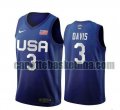 canotta Uomo basket USA 2020 blu Anthony Davis 3 USA Olimpicos 2020