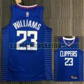 canotta poco prezzo Uomo basket Los Angeles Clippers Blu WILLIAMS 23 21-22 75° anniversario