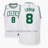 canotte basket NBA Boston Celtics 2016 larkin 8 bianca
