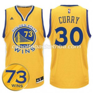 maglia stephen curry #30 golden state warriors 73 wins 2016 giallo