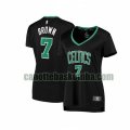 canotta Donna basket Boston Celtics Nero Jaylen Brown 7 Dichiarazione Edition