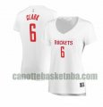 canotta Donna basket Houston Rockets Bianco Gary Clark 6 association edition