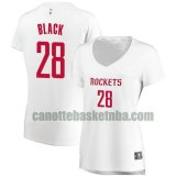 canotta Donna basket Houston Rockets Bianco Tarik Black 28 association edition